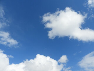 青い空と白い雲