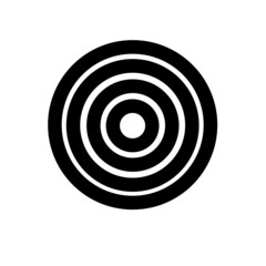 dartboard icon vector with simple design.target icon
