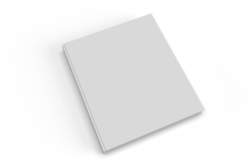 Hard Cover book isolated on white background.