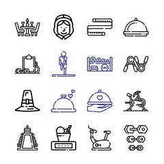 slim Icon Set with line icons. Modern Thin Line Style. Suitable for Web and Mobile Icon. Vector illustration EPS 10.