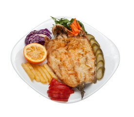 Persian food Isolated on a white background