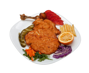 Persian food Isolated on a white background