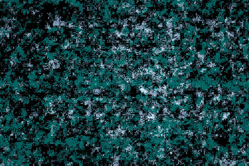 Obraz premium コンピュータ画面・ノイズ・緑
