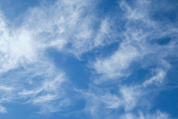 Natural and spectacular cloud formations. Low Level Clouds with fluffy and light weight