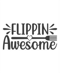 Flippin' awesome quote. Flip vector