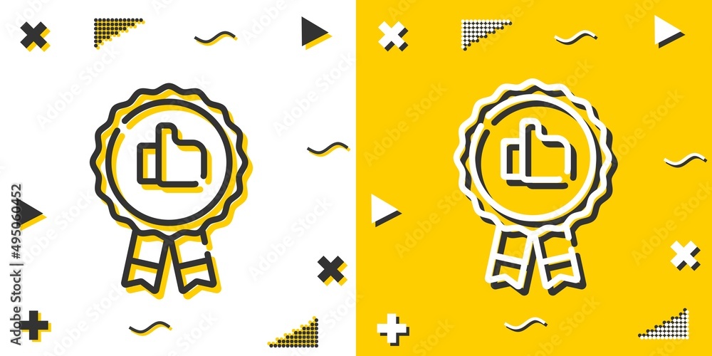 Poster recommended line icon. simple outline style.recommended linear sign. vector illustration isolated on