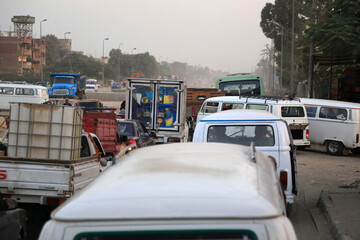 Kairo - Straßenverkehr/Stau
