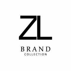 Letter ZL vector logo design symbol  icon emblem