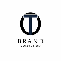 Letter TO vector logo design symbol  icon emblem