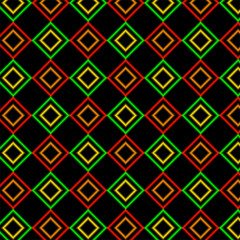 Seamless pattern with geometric abstract pattern