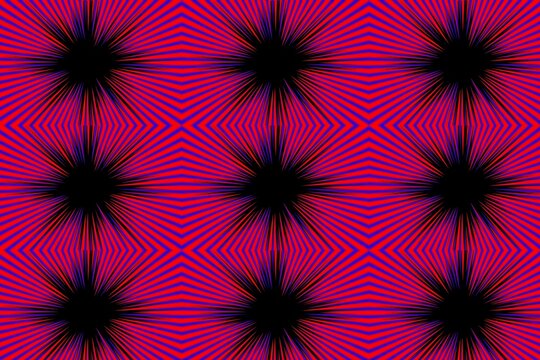 Pink Line Pattern On An Abstract Black Background