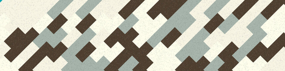 Fototapeta premium Abstract Geometric Pattern generative computational art illustration