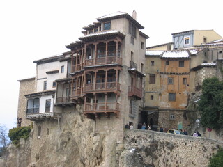 Hanging houses and bridge in Cuenca, Spain