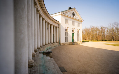 Castle Kacina is one of the most important buildings of Empire architecture in Bohemia near Kutna Hora, Czech Republic, Europe.