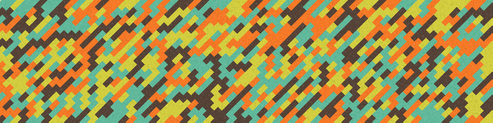Abstract Geometric Pattern generative computational art illustration