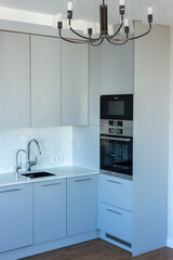 Dishwasher and faucets with kitchen sink