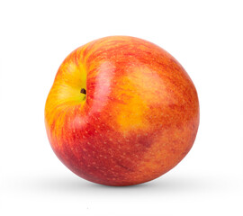 Red apple isolated on a white background.