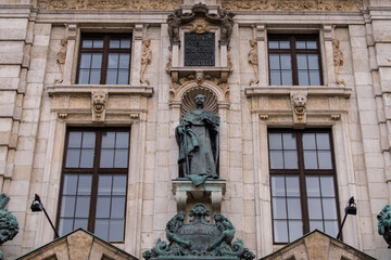 Munich, Germany - December 20,2021 : Famous Bavarian national museum in Munich.