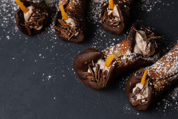 cannoli siciliani italian delicious 