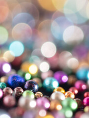 Obraz na płótnie Canvas Multicolored beads as an abstract background.