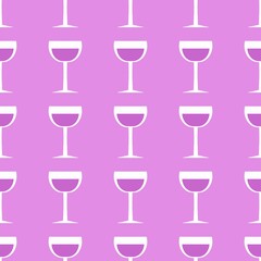 Seamless pattern with glass with wine for fabrics and textiles and linens and gifts and cards and kitchen