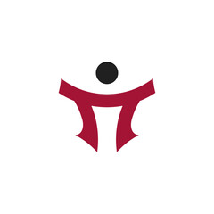 Modern self defense and fighting logo