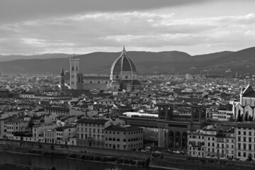 Fototapeta na wymiar Italy, Tuscany: View of Florence.