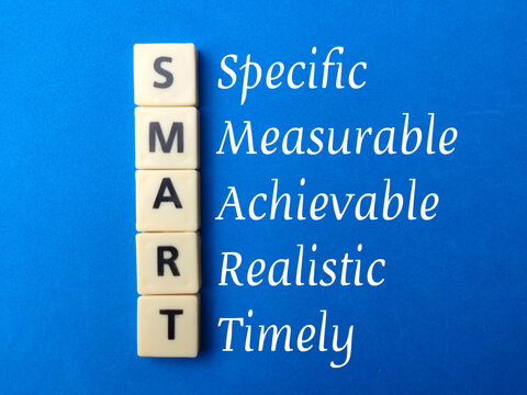 SMART Ways to Set Goals. the meaning of the word SMART