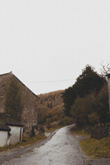 old building in the hills