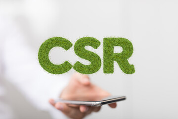 CSR Social Responsibility, template web page