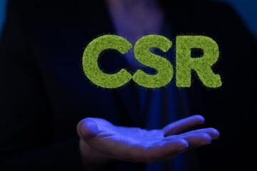 CSR Social Responsibility, template web page