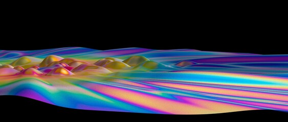 holographic background design Geometric background in Origami style and abstract