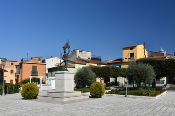 A square in Sant'Angelo all'Esca, a small village in the province of Avellino, Italy.