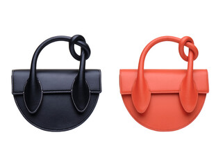 women bags colorful isolated on white
