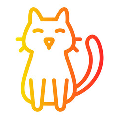 cat gradient icon