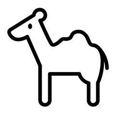 camel line icon
