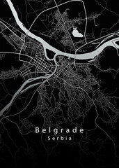 Belgrade Serbia City Map
