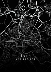 Bern Switzerland City Map