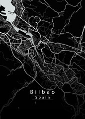 Bilbao Spain City Map