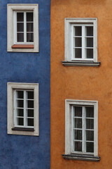 Fototapeta na wymiar Element of the facade of a historical European building
