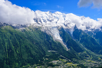 montagne, lac, riviere