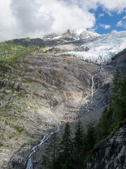 montagne, lac, riviere