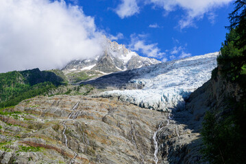 montagne, lac, riviere