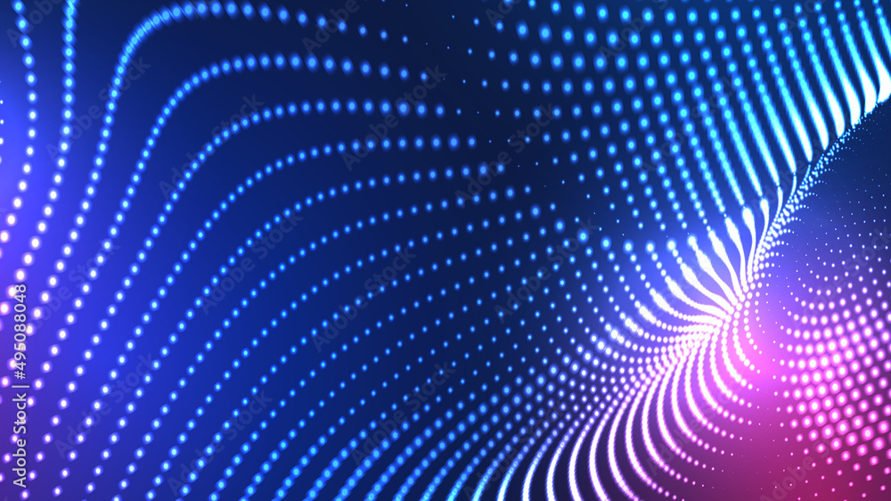 Poster big cloud data online innovation digital world technology background, 3d futuristic iot neon vibrant