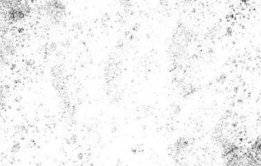 Grunge black and white pattern. Monochrome particles abstract texture. Background of cracks, scuffs, chips, stains, ink spots, lines. Dark design background surface.