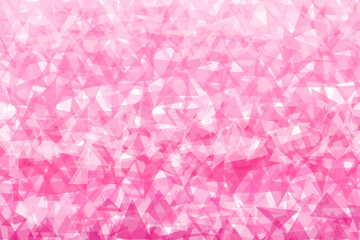 Obraz premium Polygonal pink mosaic background. Abstract low poly vector illustration. Triangular pattern, copy space. Template geometric business design with triangle for poster, banner, card, flyer