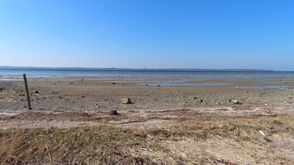 Obraz premium Low tide beach 