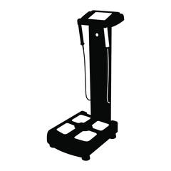 Body Composition Analyzer, vector symbol
