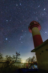 灯台とオリオン2