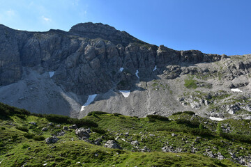 landscape in the dolomites